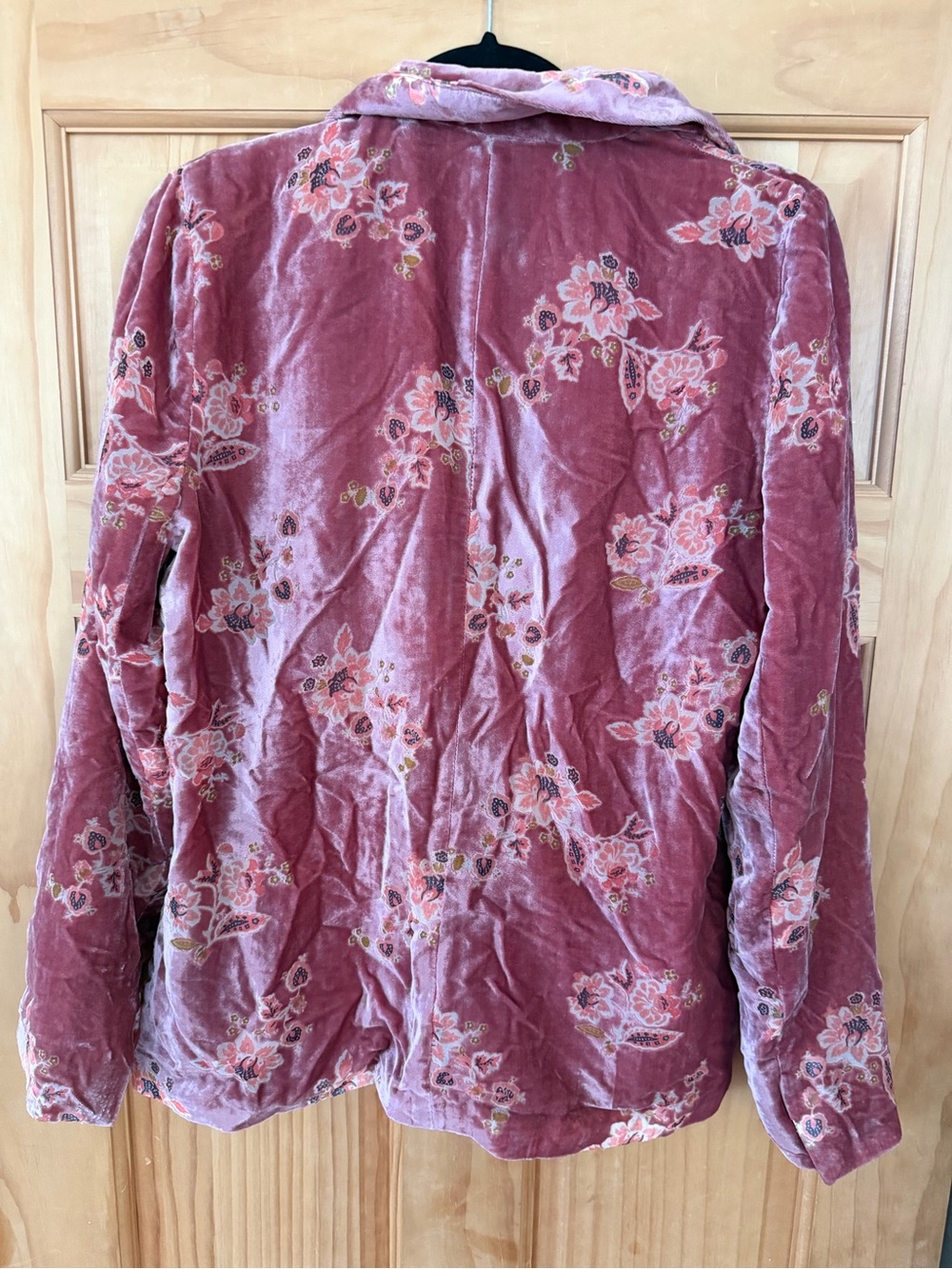Anthropologie Hutch Pink Velvet Blazer Size M - Picture 6 of 6